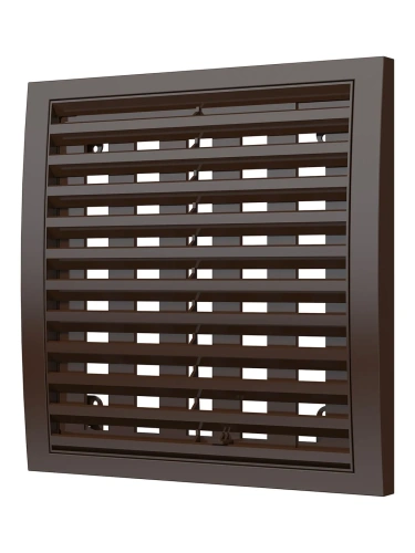 1515РРПН кор, Решетка наружная ASA вентиляционная регулируемая 150х150, коричневая