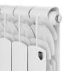 Алюминиевый радиатор Royal Thermo REVOLUTION A 350 - 10 секций, боковое, белый