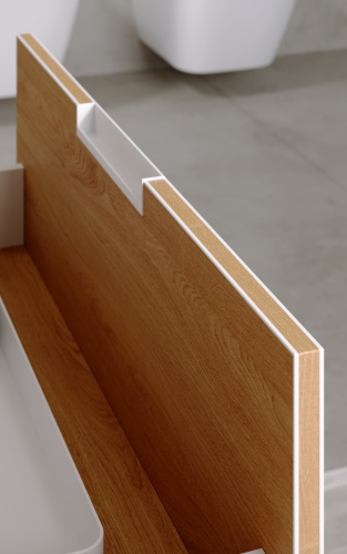 Тумба с умывальником AQWELLA Accent 122 Дуб золотой ACC0112DZ