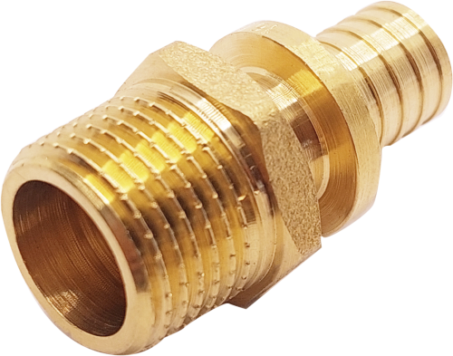 Соединитель РОСТерм 16x1/2"Н латунь PE-x 16COUP12EXT