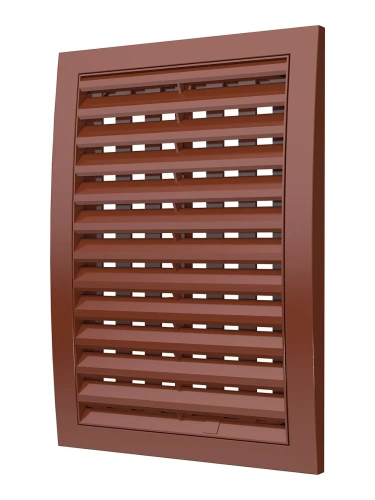 1825РРПН терр, Решетка наружная ASA вентиляционная регулируемая 180х250, терракотовая