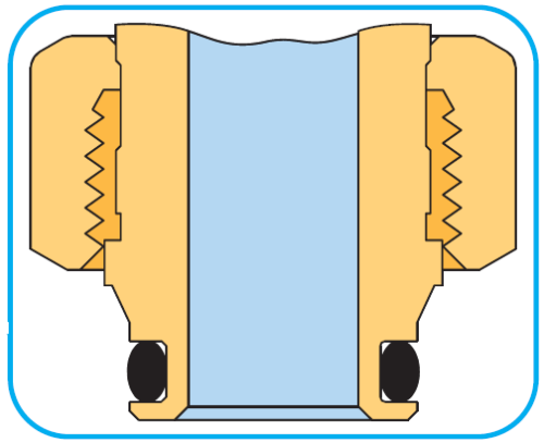 Соединитель евроконус пресс Tiemme 20x1/2"(16)В металлопластик 1650077