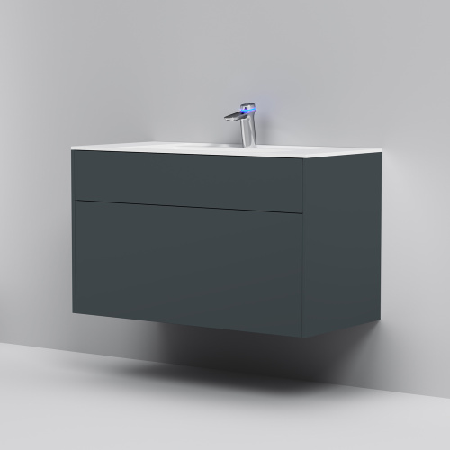 База под раковину подвесная AM.PM Inspire 2.0 графит матовый M50AFHX1003GM