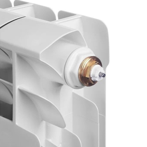 Биметаллический радиатор Rifar Base 500 Ventil VL - 14 секций, нижнее слева, белый