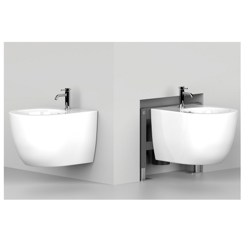 Подвесное биде ABBER Bequem AC1150MW белое матовое