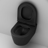 Подвесной унитаз Am.Pm Func C8F1700MBSC черный матовый, FlashClean безободковый с сиденьем микролифт