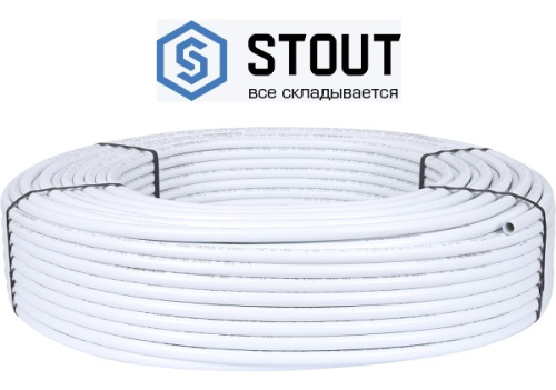 Металлопластиковая труба 20x2,0 Stout PE-Xb в бухте по 100 м.п. SPM-0001-102020
