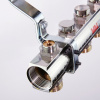 Коллектор отопления Valtec 1"латунь, 11x3/4"ЕК без расходомеров VTc.594.EMNX.0611
