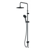 Душевая система Am.Pm Gem F0790022 черный: переключатель, стойка с верхним душем, ручной душ