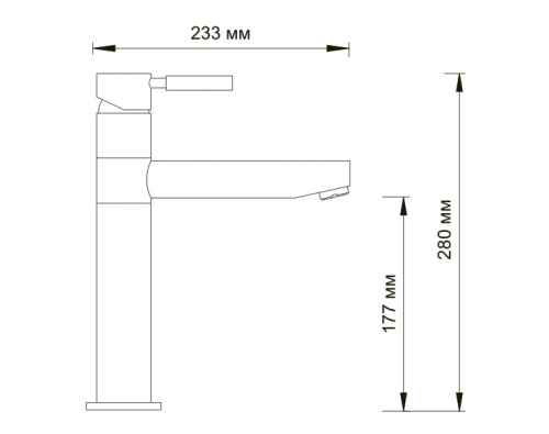 Смеситель для кухни WasserKraft Main 4107 хром