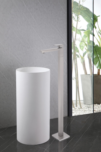 Смеситель для раковины ABBER Daheim AF8241SP напольный, сатин