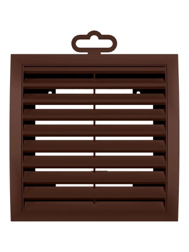 1515РРН кор, Решетка наружная ASA вентиляционная вытяжная 150х150, коричневая
