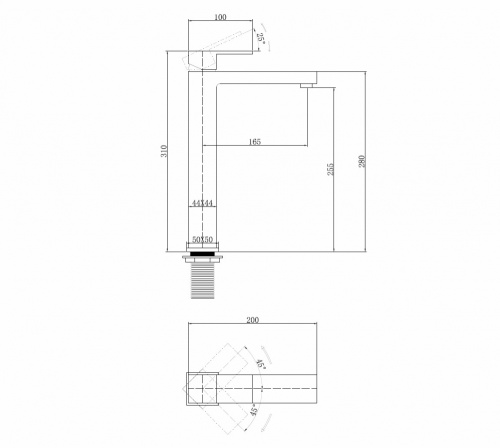 Смеситель для раковины ABBER Daheim AF8211NG никель