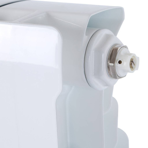 Биметаллический радиатор STOUT Space 500 - 4 секции, нижнее справа, белый RAL 9016