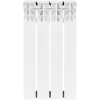 Биметаллический радиатор Rommer Optima Bm 500 - 4 секции, боковое, белый RAL9016