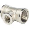 Тройник переxодной Stout 1"x1/2"x1"ВВВ никелированный SFT-0022-001121