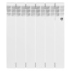 Алюминиевый радиатор Royal Thermo MONOBLOCK A 500 - 6 секций, боковое, белый