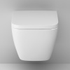 Подвесной унитаз Am.Pm Gem C901701SC белый, FlashClean безободковый с сиденьем микролифт