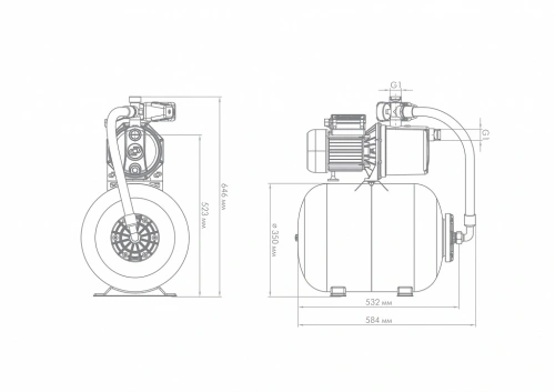 Насосная станция Джилекс ДЖАМБО 70/50 Н-50  4752