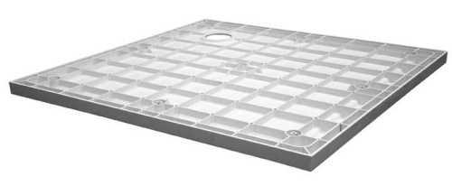 Душевой поддон SMC 90x90 Cezares TRAY-M-R-90-550-35-W радиусный, стеклокомпозит