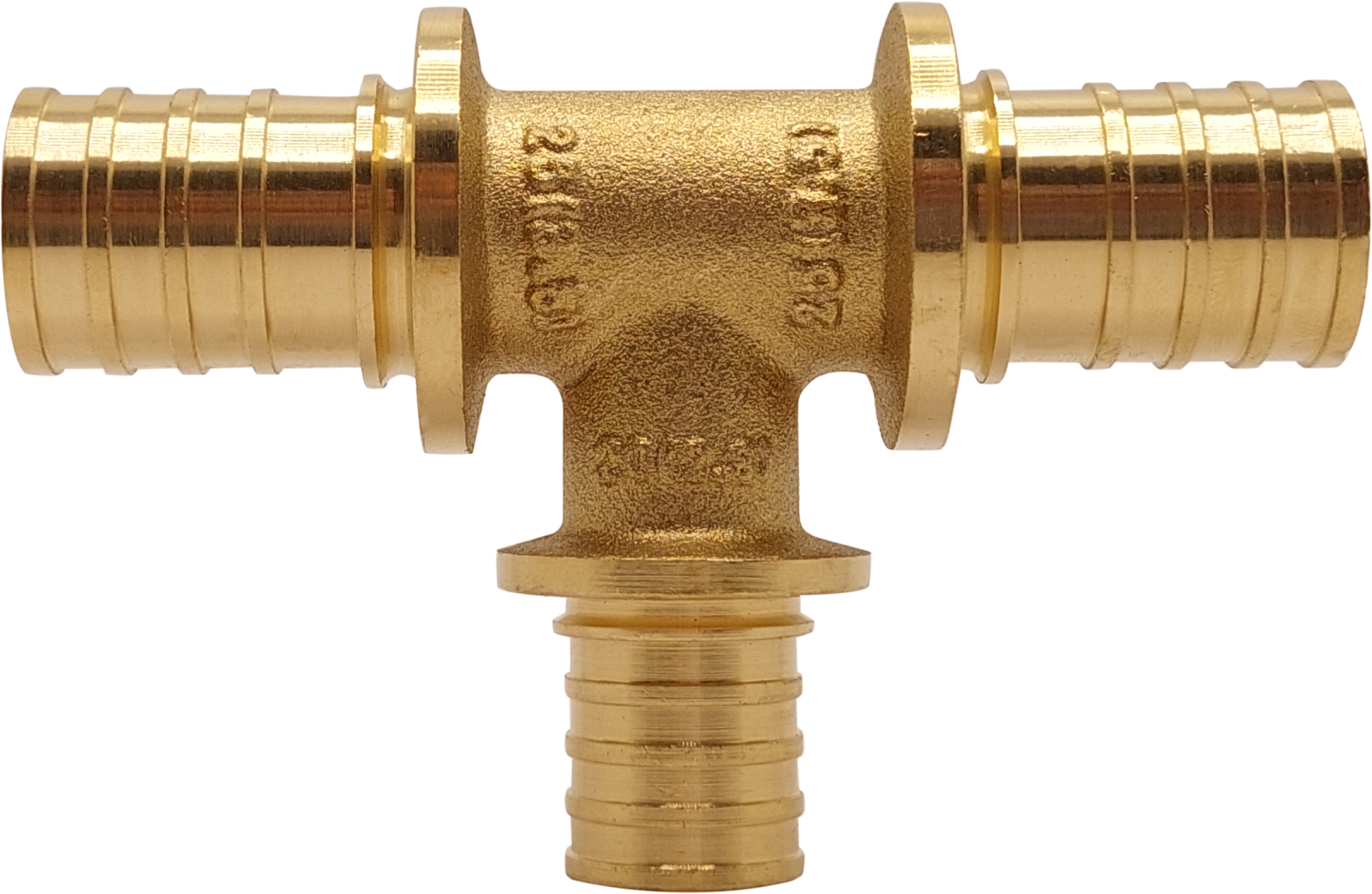 Тройник переходной РОСТерм 25x20x25 латунь PE-x 252025TBR