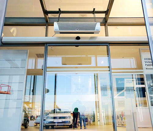 Воздушно-тепловая завеса КЭВ-П2111A нерж. Тепломаш