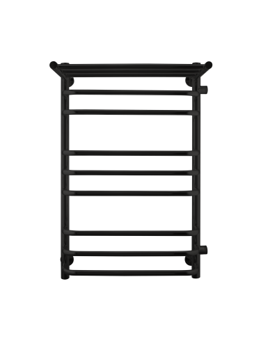 Полотенцесушитель Indigo Brace с полочкой 557x800, черный муар