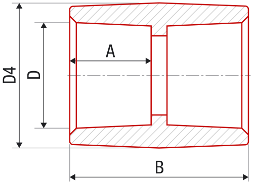 Муфта FV-plast 25х25 полипропилен AA201025000