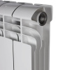 Алюминиевый радиатор STOUT VEGA 500 - 8 секции, боковое, белый RAL 9016