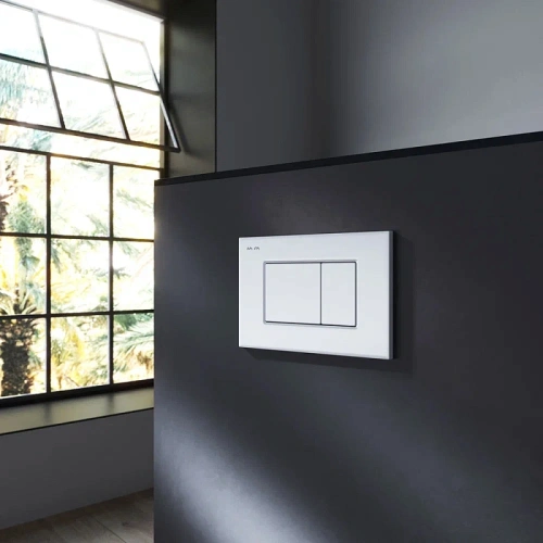 Кнопка для инсталляции механическая Am.Pm ProC S I070201 пластик, белый глянц