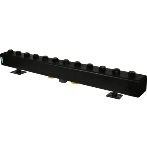 Стальной распределительный коллектор Stout 6 отопительных контуров, в теплоизоляции DN 32 SDG-0016-005006