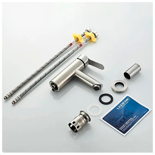 Смеситель для раковины Ledeme L71003 нержавейка SUS304