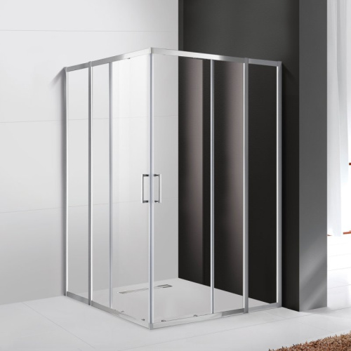 Душевой уголок 120x120 Cezares MOLVENO-A-22-90+30-P-Cr