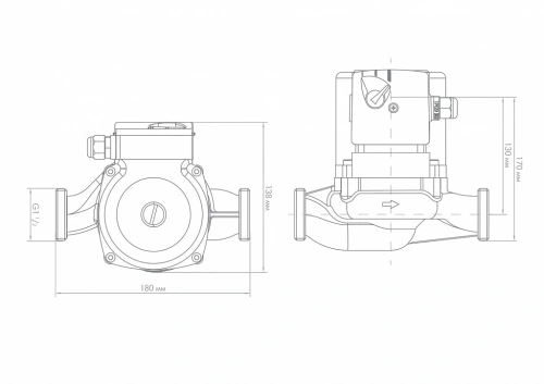 Циркуляционный насос Джилекс Циркуль 25/80 2580