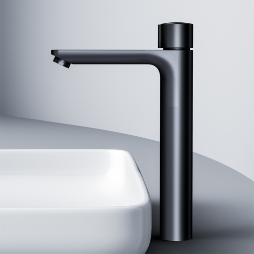 Смеситель для раковины AM.PM X-Joy F85A92522 TouchReel высокий, чёрный