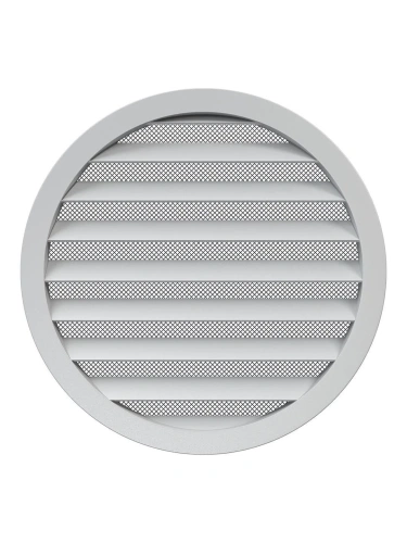 20РКМ, Решетка вентиляционная круглая D225 алюминиевая с фланцем D200