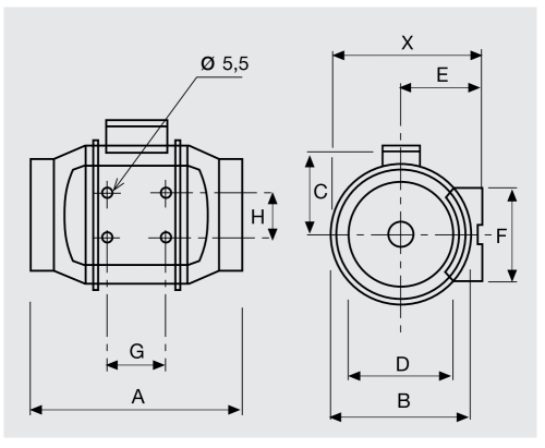 Канальный вентилятор Soler Palau TD 2000/315 3V
