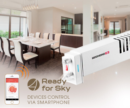 Плинтусный обогреватель Redmond SkyHeаt RCH-7002-S Белый