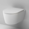 Подвесной унитаз Am.Pm Func C8F1700MWSC белый матовый, FlashClean безободковый с сиденьем микролифт