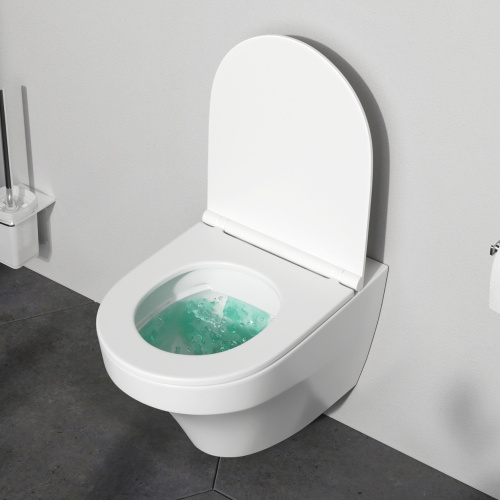 Подвесной унитаз Am.Pm Inspire C501700WH белый, FlashClean безободковый