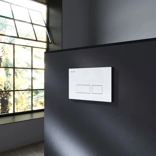 Унитаз с инсталляцией Am.Pm IS47051.50A1700 клавиша Pro S хром + Inspire V2.0 белый, безободковый, сиденье микролифт