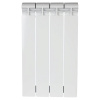 Биметаллический радиатор STOUT ALPHA 500 - 4 секции, боковое, белый RAL 9016
