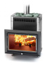 Банная печь Витрувия II Carbon БСЭ ТО антрацит НВ