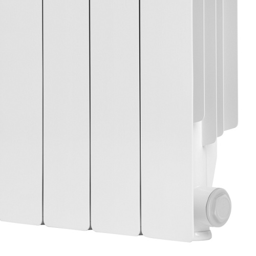 Алюминиевый радиатор Royal Thermo MONOBLOCK A 500 - 6 секций, боковое, белый