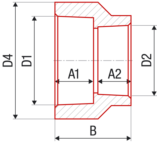 Муфта переходная FV-plast 25х20 полипропилен AA209025020