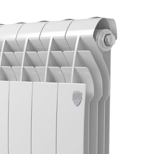 Биметаллический радиатор Royal Thermo BILINER B 500 - 12 секций, боковое, белый Bianco Traffico
