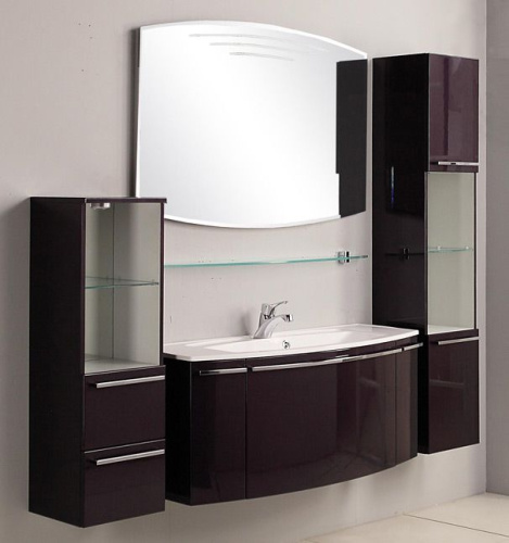 Полка стеклянная Акватон Севилья 120 см 1A125903SE010