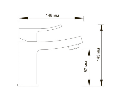 Смеситель WasserKraft Aller 1063 для раковины