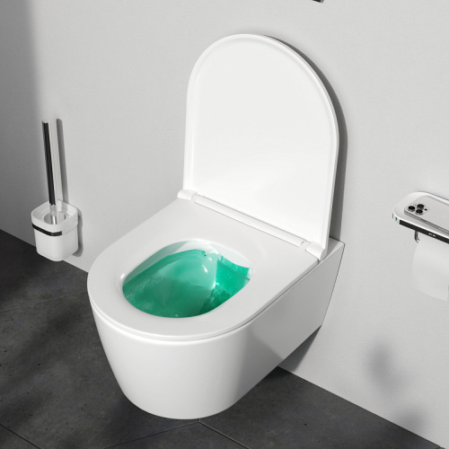 Подвесной унитаз Am.Pm Func C8F1700SC белый, FlashClean безободковый с сиденьем микролифт