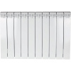 Биметаллический радиатор STOUT ALPHA 500 - 10 секций, боковое, белый RAL 9016